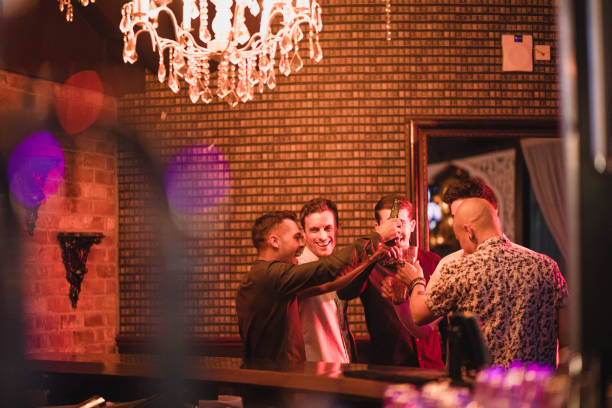 istock Small Group of Men Having a Drink 1053979250