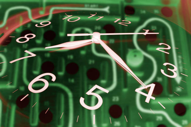 istock Composite of Clock and Maze Game 1053982716