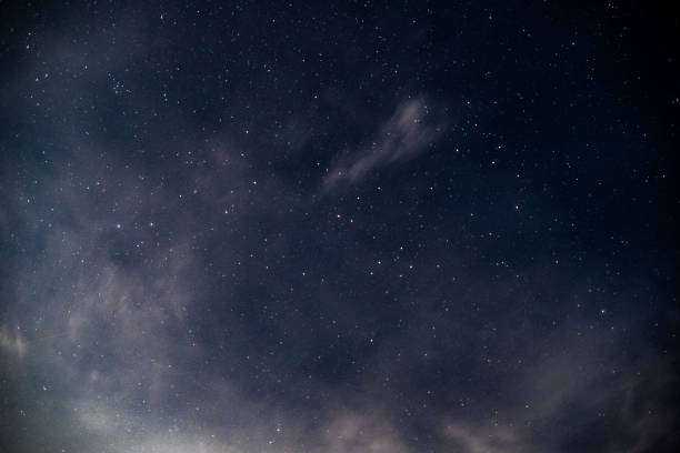 Dark sky full of stars at night