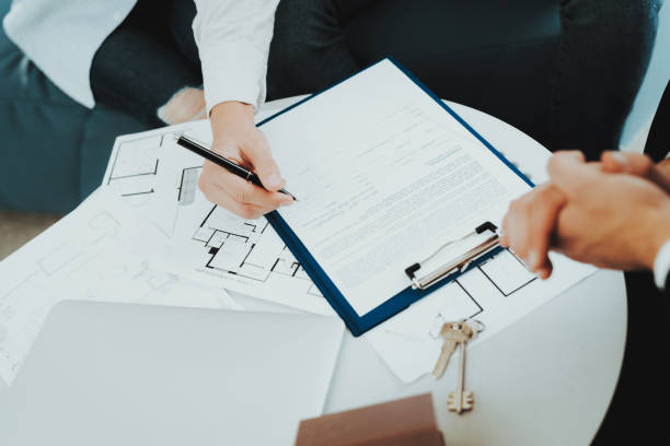 istock Close-up. Contract Signing Concept. Property Buy. 1053987032