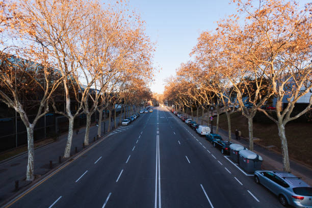 istock Street of Barcelona empty 1053987788