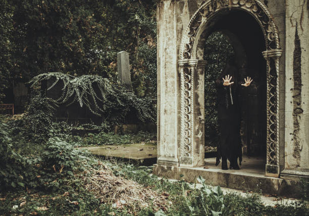 istock Solitary goth girl 1053990400