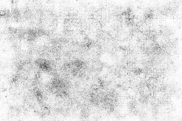 istock Texture of black scratches, cracks, scuffs, chips on white background 1053993884