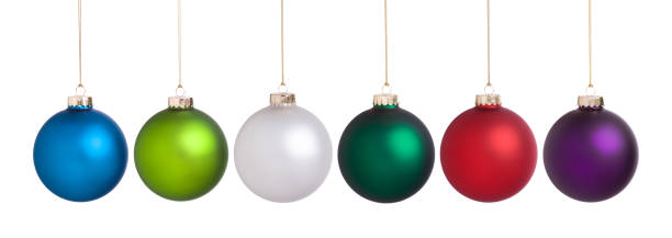 istock Christmas baubles large set collection isolated on white 1053994502