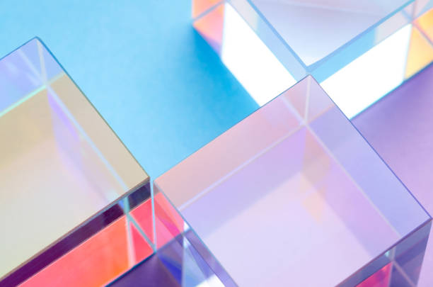 istock Square glowing abstract lens of glass 1054000274