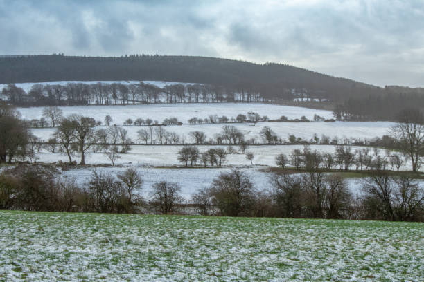 istock Snow on the Dublin Hills and Fields 1054024484