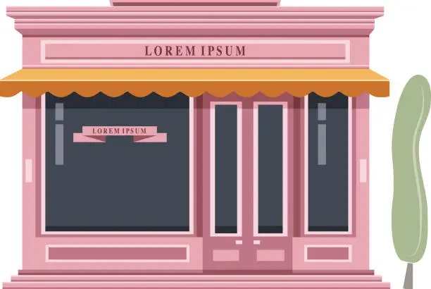 Vector illustration of Store