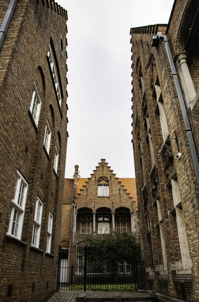 istock Typical house of bruges 1054076832