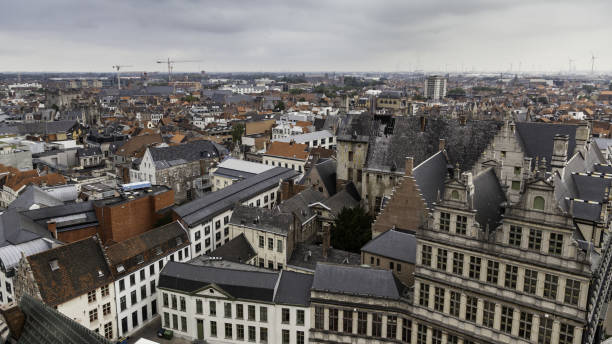 istock View of Ghent from the height 1054085956
