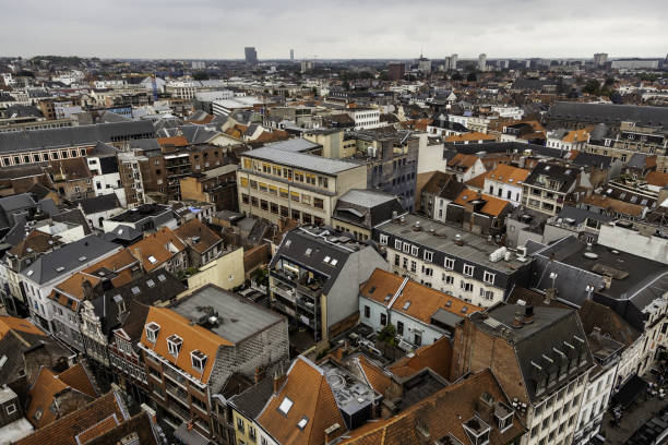 istock View of Ghent from the height 1054085962