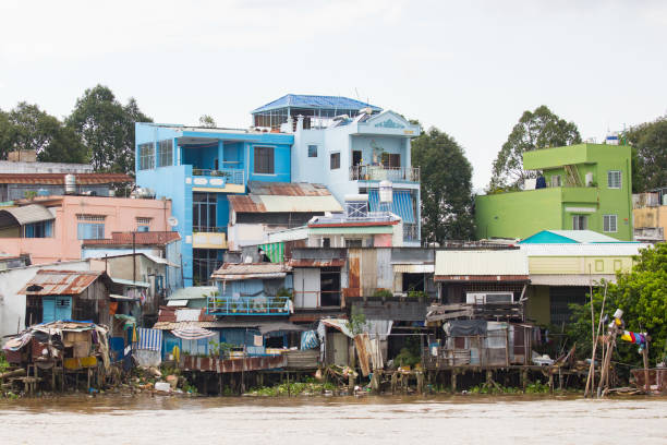 istock Mekong Delta Houses in Vietnam 1054096774