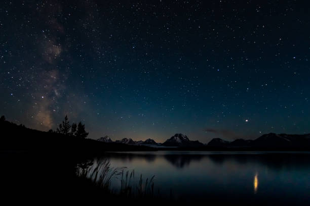 istock Milky Way and Stars Over Tetons Range 1054100674