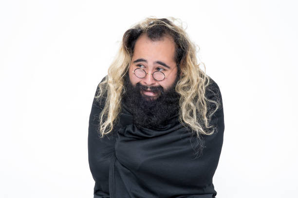 schizophrenic long bearded male