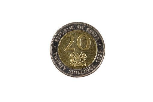 Twenty Shillings Coin From Republic Of Kenya Minted In 1998