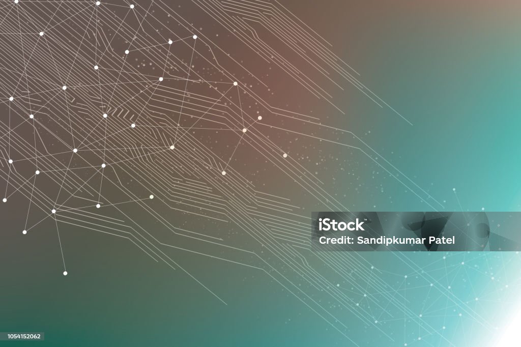 Techlinked Background Tech Background Stock Illustration - Download Image Now - Connection ...