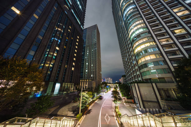 istock Tokyo Shiodome night view 1054180916