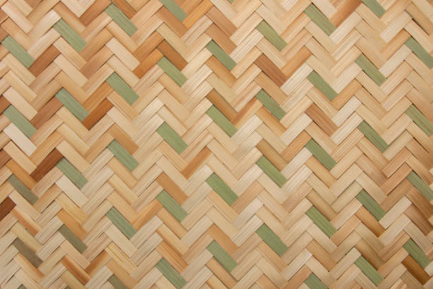 istock Rattan texture, detail handcraft bamboo weaving texture background. 1054190462