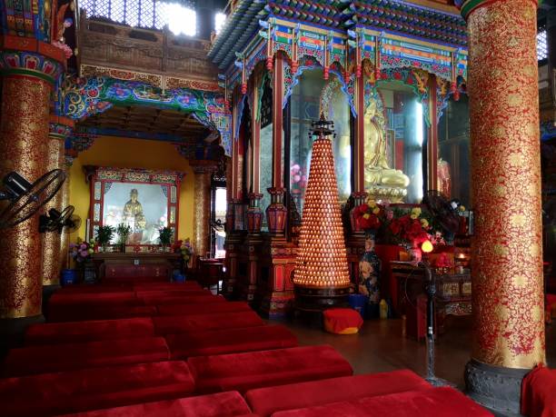 istock Arhat Temple Hall indoors, Chongqing, China 1054213294