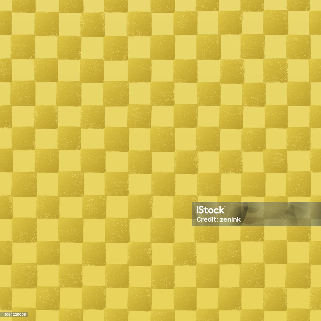 Checker Gold White Pattern Golden Checkered Pattern Stock Illustration - Download Image Now ...