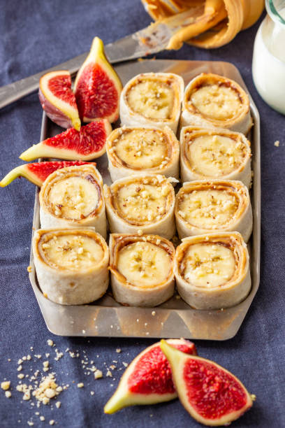 Banana Sushi with Peanut Butter