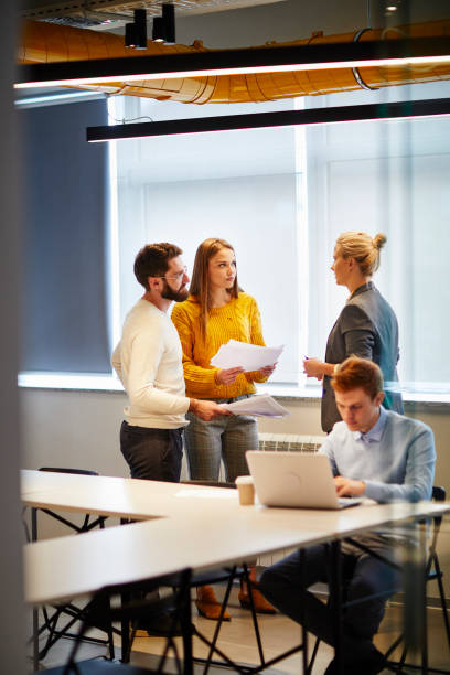 istock Business People Working in Their Office 1054249582
