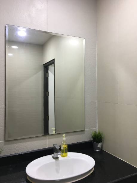 istock Glass in the bathroom close. 1054264040