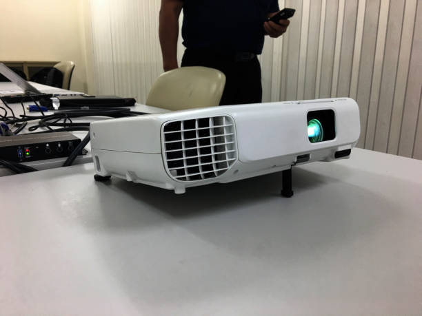 istock Projector in meeting room. 1054264266