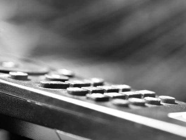 istock Diagonal tv remoter contoller bokeh background 1054269128