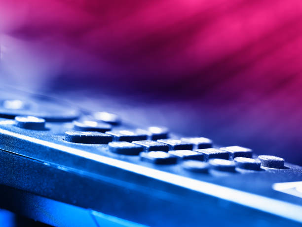 istock Diagonal tv remoter contoller bokeh background 1054269190