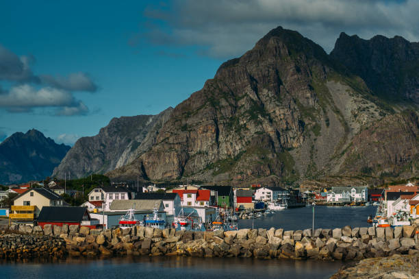 istock View to Henningsvaer, Lofoten Islands, Norway 1054295626