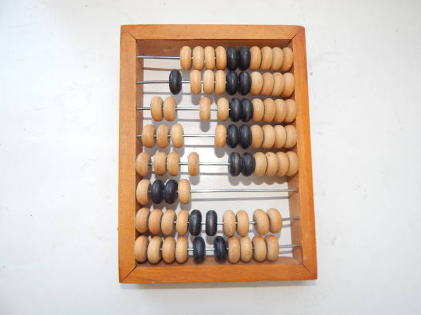 istock Manual mechanical abacus for accounting and financial calculations 1054314362