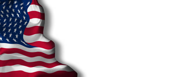 istock wavy usa flag banner 1054317076