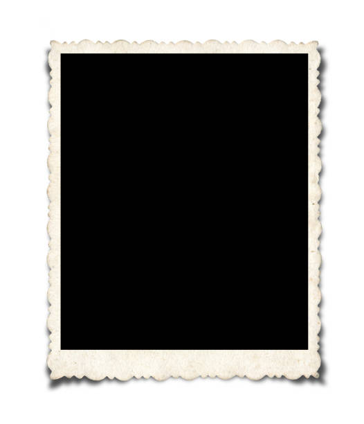 istock Blank old picture frame textured isolated on white background 1054322812