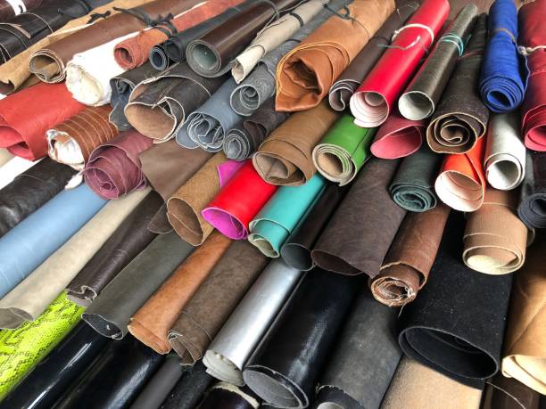istock Full Frame Shot Of Colorful Fabrics 1054343732