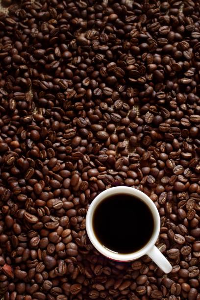 コーヒー - coffee ground bean whole ストックフォトと画像