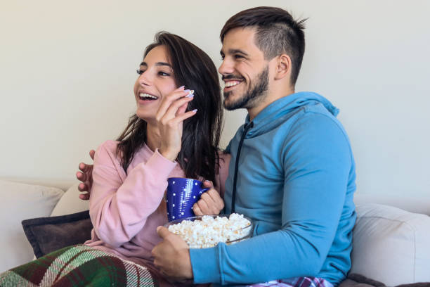 istock a couple in love at home 1054361966