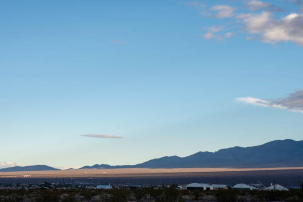 istock cloud sky over mountain landscape Mojave desert 1054369102