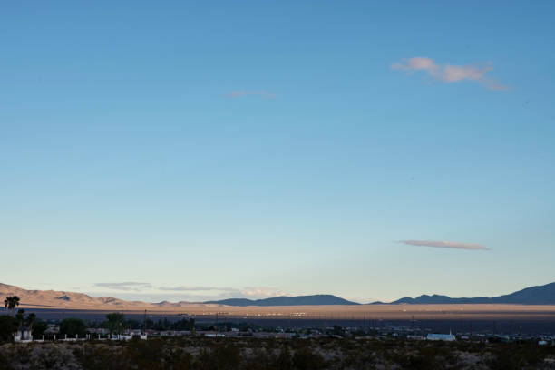 istock cloud sky over mountain landscape Mojave desert 1054369230