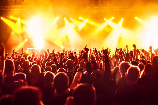 istock Crowd At Music Concert 1054389512