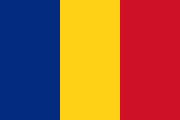 ilustraciones, imágenes clip art, dibujos animados e iconos de stock de vector bandera de rumania. proporción 2:3. la bandera nacional de rumania. el tricolor con franjas verticales. - romania romanian culture romanian flag flag