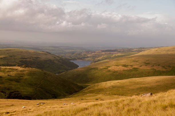 istock Evening view towards Meldon Reservoir on Dartmoor 1054402562