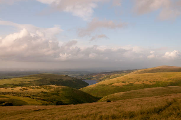 istock Evening view towards Meldon Reservoir on Dartmoor 1054402596