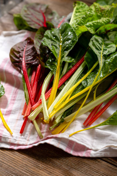 istock Harvest of fresh swiss chard 1054405670