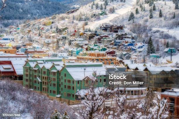 Old Town Park City Stock Photo - Download Image Now - Park City - Utah, Winter, Deer Valley Resort