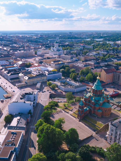 istock Helsinki Finland aerial view 1054411730