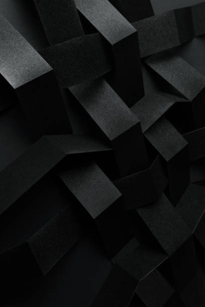 istock Geometrical composition with paper stripes, texture background 1054416438