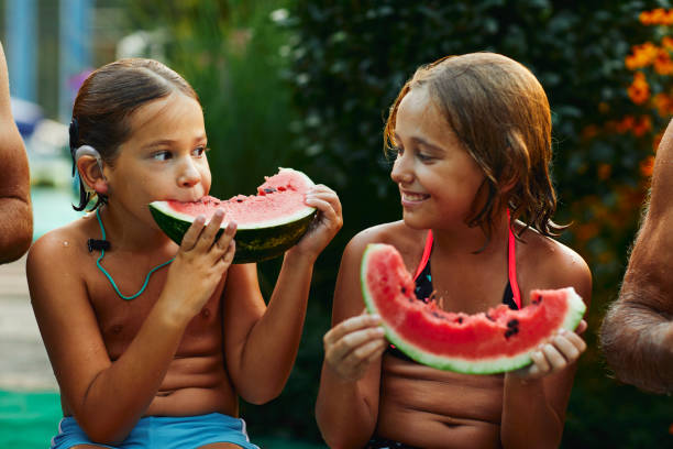 istock Watermelon Time Family 1054416626