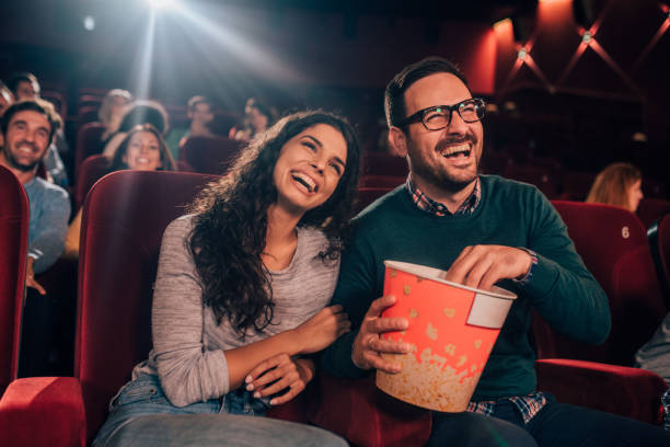 istock Couple in love at cinema 1054418650
