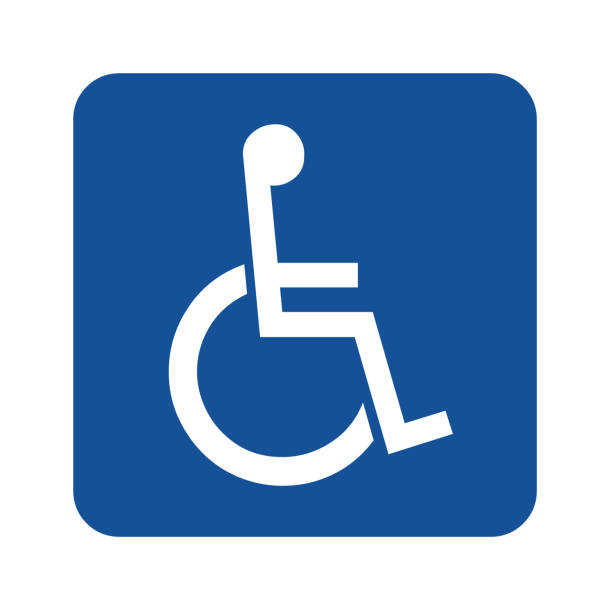 istock Handicap or wheelchair person symbol 1054420212