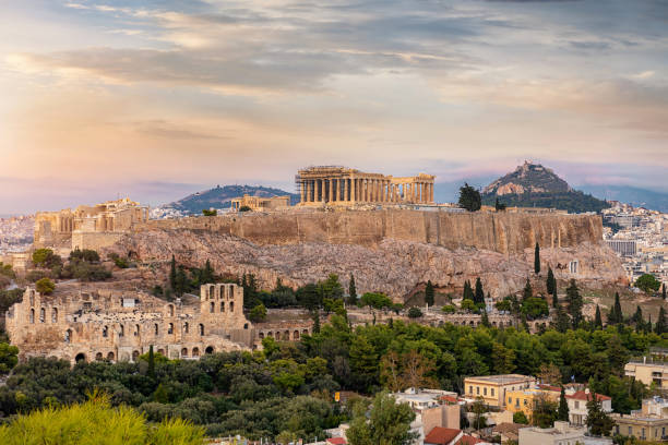 istock View to the Acropolis of Athens, Greece 1054434720